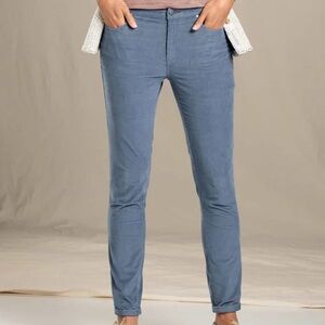 NWT Toad&Co Corduroy Pants | Skinny | Soft and Light | Blue | Size 10